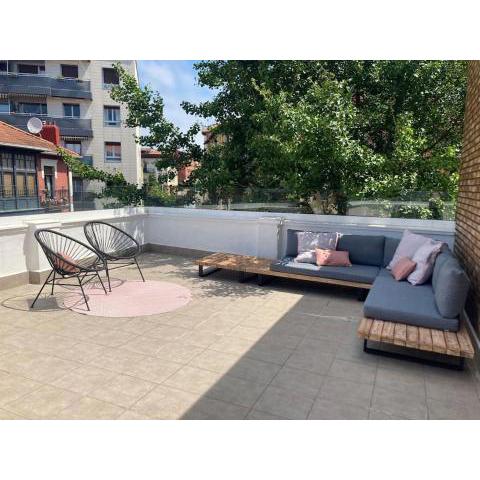 Ático con preciosa terraza en Algorta