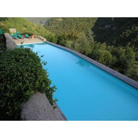 Castelletto with mountain view