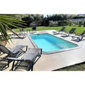 Complex Lagonissi Residence with swimming pool.