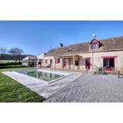 Crazy Villa Noé Michel 72 - Heated pool - Basket - 2h Paris - 30p