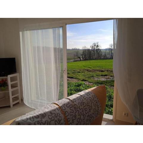 Grand studio neuf, indépendant.