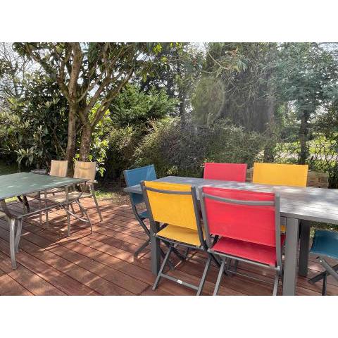 Le Logis Les Cèdres saint palais sur mer 130m2 au calme terasses et jardin